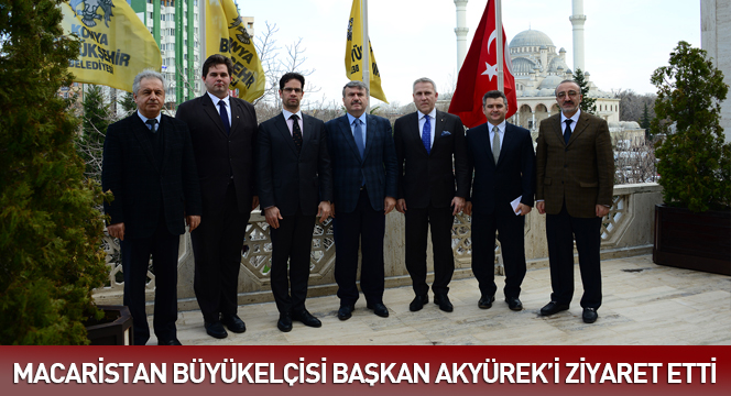 Macaristan Büyükelçisi Başkan Akyürek`i Ziyaret Etti Macaristan Büyükelçisi Başkan Akyürek`i Ziyaret Etti