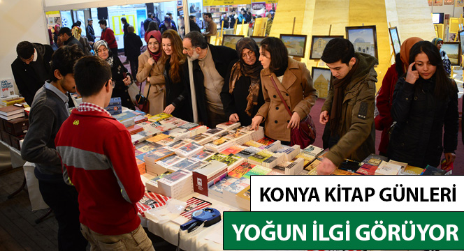 Konya Kitap Günleri Yoğun İlgi Görüyor