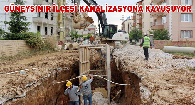 Güneysınır İlçesi Kanalizasyona Kavuşuyor