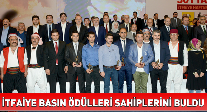 İtfaiye Basın Ödülleri Sahiplerini Buldu