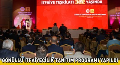 Gönüllü İtfaiyecilik Tanıtım Programı Yapıldı