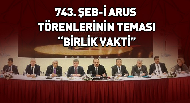 743. Vuslat Birliğe Çağırıyor