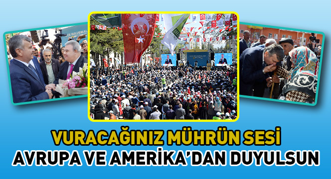 Vuracağınız Mührün Sesi Avrupa ve Amerika`dan Duyulsun