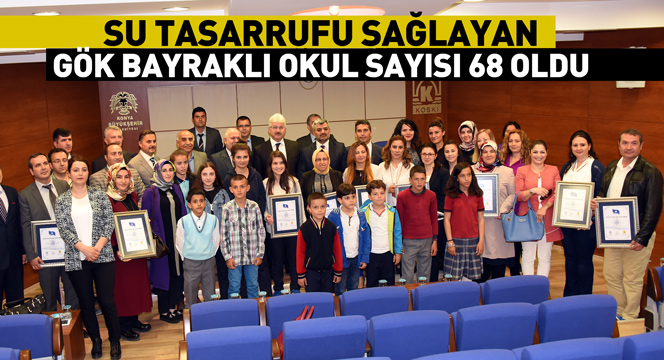 Su Tasarrufu Sağlayan Gök Bayraklı Okul Sayısı 68 Oldu