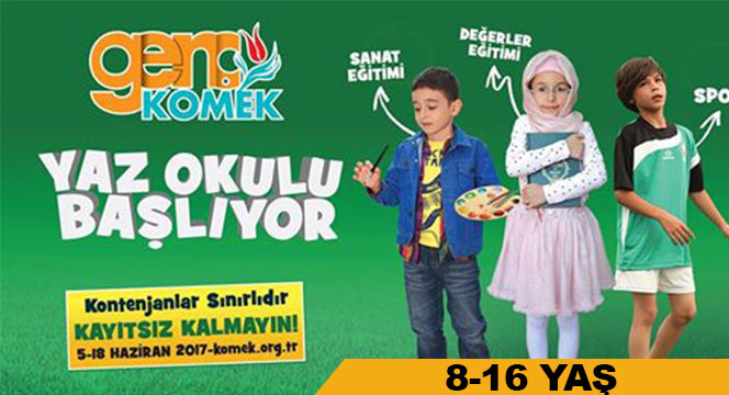 Genç Komek Yaz Okulu Kayıtları Başlıyor