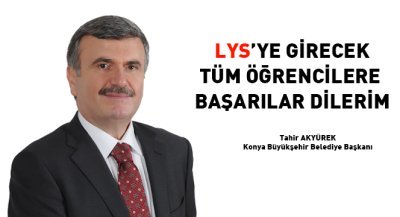 LYS`ye Girecek Öğrencilere Başarılar Dileriz