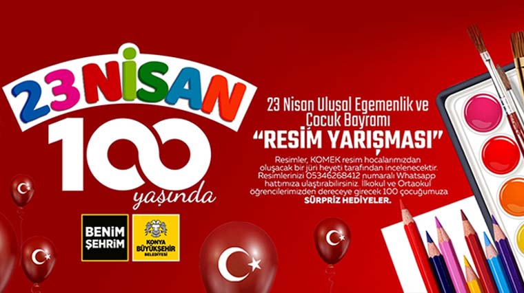 Büyükşehir’den 23 Nisan’da Çocuklar İçin Resim Yarışması