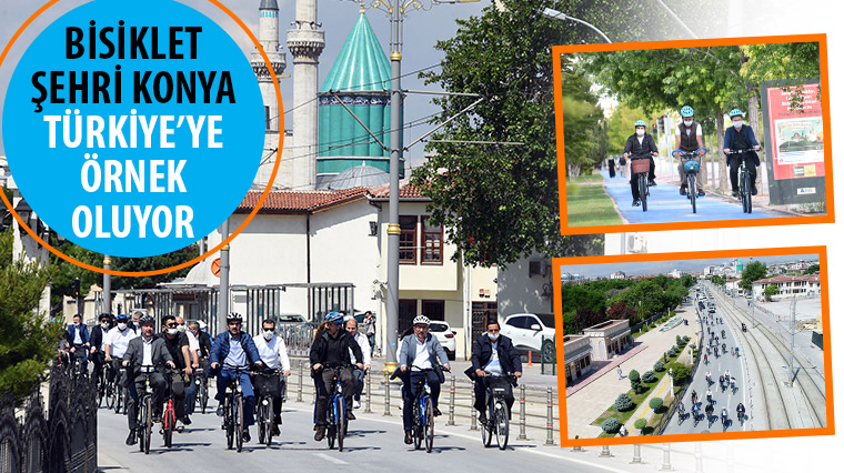 Bisiklet Şehri Konya Türkiye’ye Örnek Oluyor