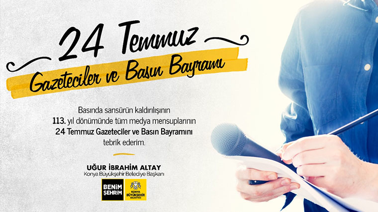 Başkan Altay 24 Temmuz Basın Bayramı’nı Kutladı