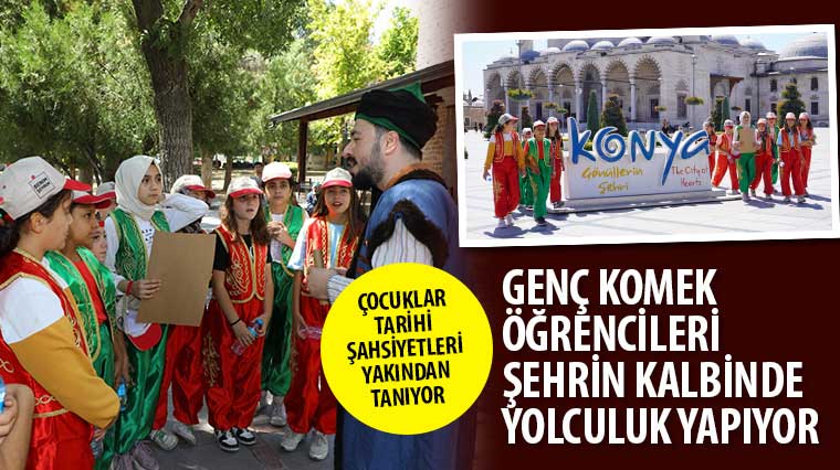 Genç KOMEK Öğrencileri Şehrin Kalbinde Yolculuk Yapıyor